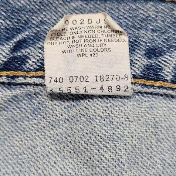 Vintage 550 Levi's Relaxed Fit Tapered Leg Size 14 MIS - Picture 9 of 13